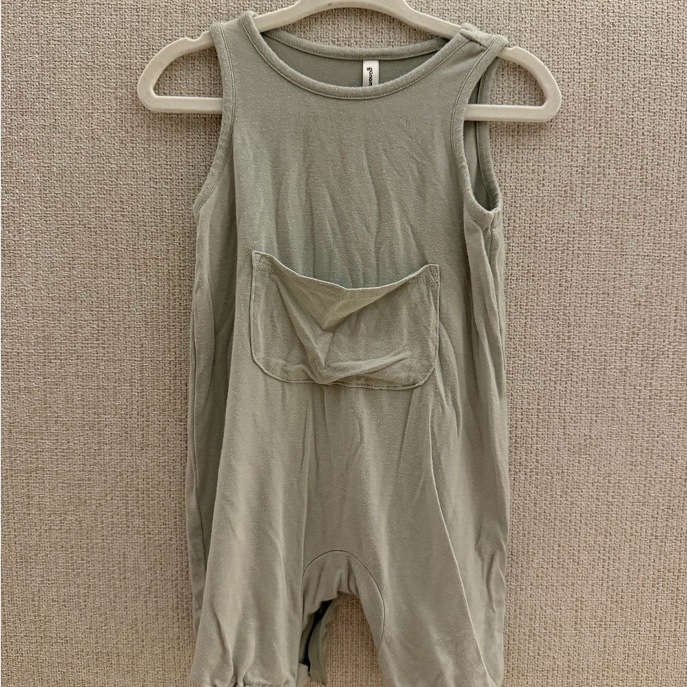 Gunamuna Jumpsuit Sleeveless Green One Piece
